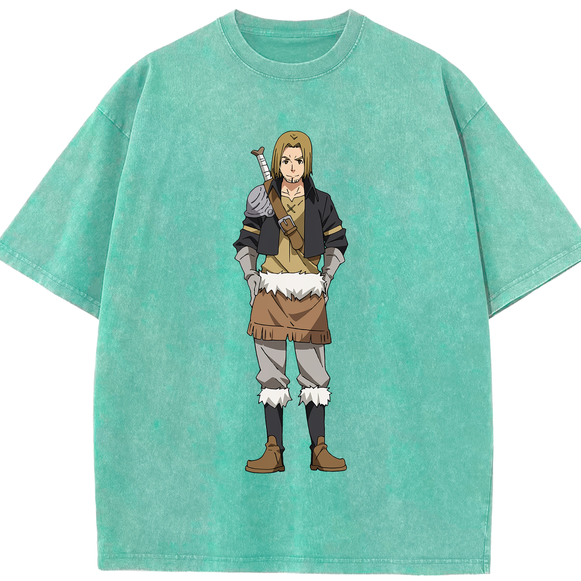 （画像用） 転スラ Regarding Reincarnated to Slime 綿100% ヴィンテージ風 半袖Tシャツ（フロントプリント）